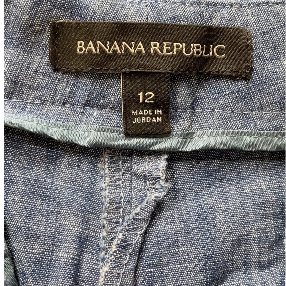 Banana Republic Blue Wide Leg Pants - Picture 5 of 6